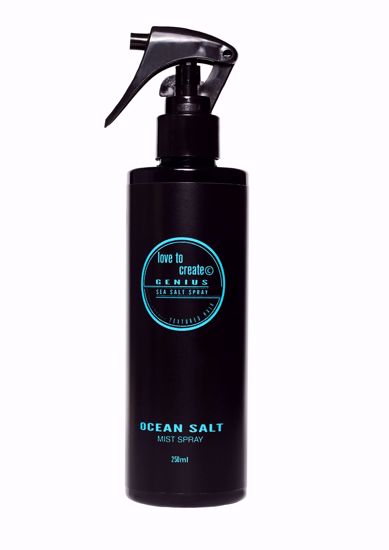 Salt spray designs raw, beach textures hair. Creates a messy, undone look. Adding volume, texture and control. Greats at thickening fine hair. Use on all types of hair.